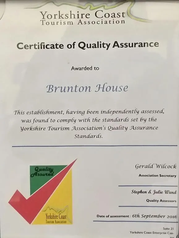 Brunton House Bed & Breakfast Scarborough 3*,  United Kingdom